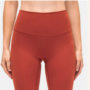 Vente en gros de leggings d'entraînement à couture avant Leggins de sport avec poche Collants de course athlétique Logo personnalisé Leggings de yoga actif pour femmes Gym - Product Image 2
