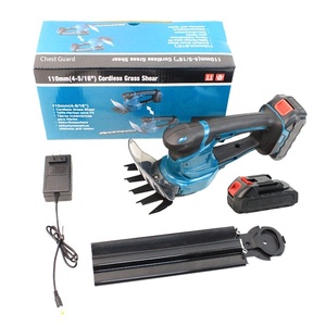 Taille-haie sans fil 21V, lame large de 110 mm, multifonctionnel, rechargeable, pour haies, pelouses et arbustes - Product Image 4