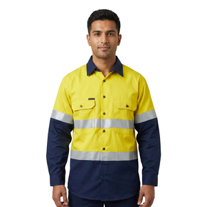เสื้อโปโลแขนยาวสะท้อนแสงสำหรับงานกลางแจ้ง ผลิตจากโพลีเอสเตอร์ ขายดี - Product Image 1