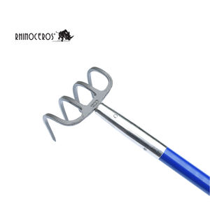 Râteau de jardin en fibre de verre Durable, produit fabriqué en chine, à longue poignée en acier de carbone, nœud de nœud, vente en gros - Product Image 3