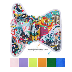 AIO-<span class=keywords><strong>couche</strong></span> en tissu imprimé pul blanc, pour bébé, réutilisable, <span class=keywords><strong>lavable</strong></span>, en daim, couture, 2 pièces, fibres de <span class=keywords><strong>bambou</strong></span> - Product Image 4