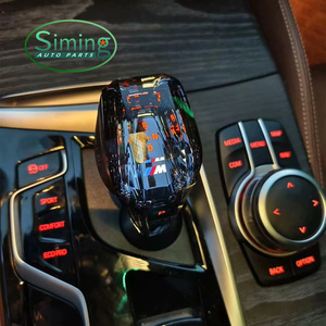 Poignée de levier de changement de vitesse en cristal pour BMW F30 F01 F32 X3 F25 F36 F07 F10 X6 F16 X5 E70 E71, levier de changement de vitesse en cristal, tige courte - Product Image 4