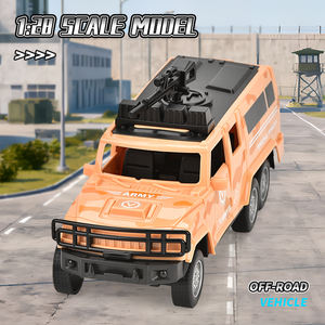 Voiture jouet <span class=keywords><strong>militaire</strong></span> <span class=keywords><strong>camouflage</strong></span> pour enfants, cadeau, véhicule tout-terrain, jouet à inertie, véhicules à friction avec ouverture de porte - Product Image 2