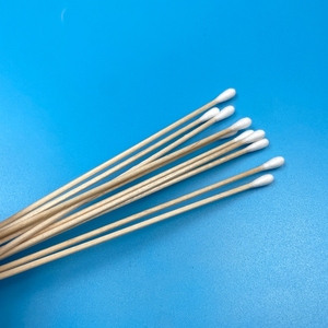 6 "ứng dụng y tế Bông Chồi gỗ trục gạc 4.5mm chiều rộng bông nghiêng cao su miễn phí Bộ sưu tập tăm bông - Product Image 6