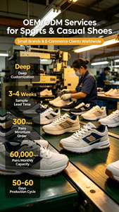 Zapatillas de Cuero Estilo Británico Retro, Zapatos de Trabajo Cosidos a Mano, Entresuela de EVA, Logotipo Personalizado, Resistentes al Desgaste, Zapatillas de Plataforma para Toda Temporada - Product Image 6