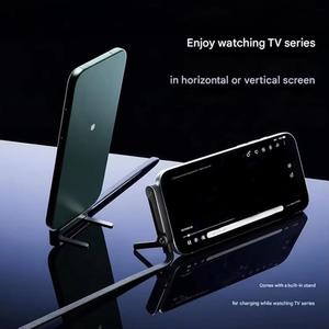 Neues Design 5ft 2-in-1 240W Schnellladekabel Typ-C Nylon-Ummantelung Telefonständer 90° Winkel 360° Rotation Multi-Winkel Kompatibel - Product Image 3