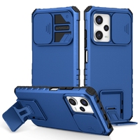 Coque de téléphone en gros avec support stéréoscopique et protection coulissante pour appareil photo pour Xiaomi Redmi Note 12 Pro 5G / Poco X5 Pro