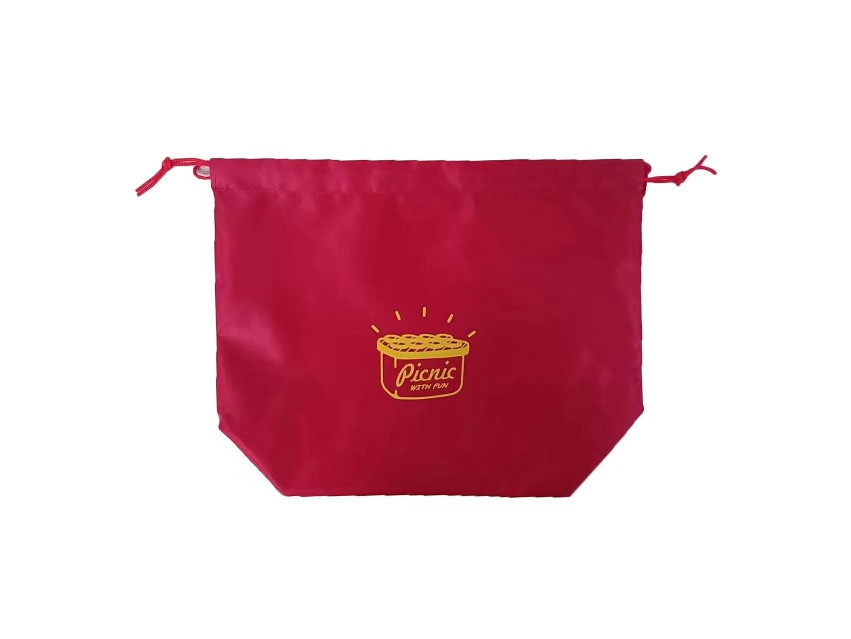 Red Drawstring Bag