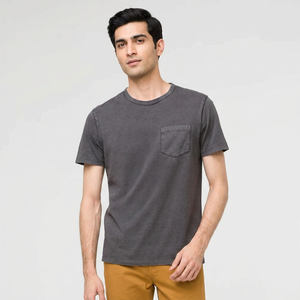 Camisetas de Hombre de Manga Corta, Camisetas de Verano para Hombre, Camiseta Lavada, Camiseta Sostenible con Cuello Redondo - Product Image 1
