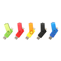 Flashdisk USB Type-C OTG Swivel 3.0 16GB Pendrive Memory Disk dengan Logo Custom Tipe-C USB Drive