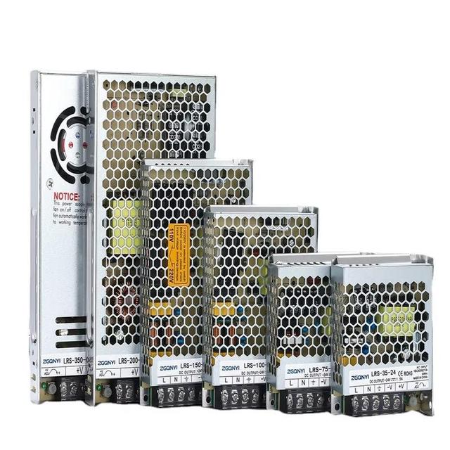 LRS Series Industrial SMPS LED 5V 12V 24V 36V 48V DC AC 35W-500W Switching Power Supply with CE RoHS Certification