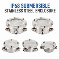 Boîte de jonction submersible en acier inoxydable robuste, étanche IP68, pour l'éclairage paysager