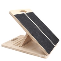 CZFIT Factory Planche d'étirement des jambes pliable et réglable, pédale inclinée pour le stretching des mollets et la pression des tendons, équipement de fitness à domicile