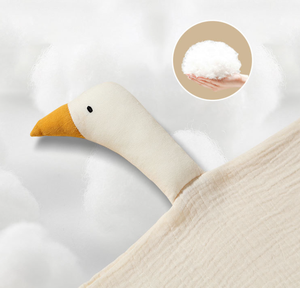 Dễ thương động vật em bé chăn, rắn màu Muslin động vật đơn giản bé An Ninh chăn rắn màu mềm mại da thân thiện với bé Comforter - Product Image 4