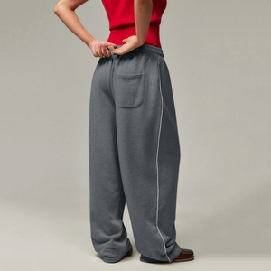 <strong>Womens</strong> Workout Pants 2025 Wholesale Blank <strong>Women's</strong> Wide Leg Baggy Pants Slacks Pants Big and <strong>Tall</strong> Clothing <strong>Trousers</strong> for Woman - Product Image 4