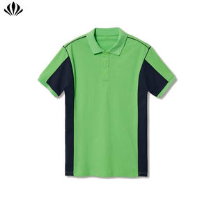 Camiseta <span class=keywords><strong>Polo</strong></span> de alta calidad Camisetas de bloque de color de manga corta de algodón para hombres <span class=keywords><strong>Polo</strong></span> - Product Image 4
