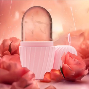 Cubo de Hielo Facial Gua Sha, Molde de Silicona para Masaje Facial, Herramientas para el Cuidado de la Piel Facial, Rodillo de Hielo de Belleza para Rostro y Ojos - Product Image 1