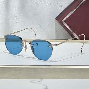 Gafas de Sol FAIRBANK de Lujo Transfronterizas, Moda Europea y Americana, Hechas a Mano en Japón, Montura Ovalada JMM sin Marco, UV400, para Deportes al Aire Libre - Product Image 6