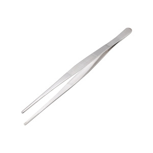 Pince à épiler en acier inoxydable résistante à l'iode, épaissie, dentée, à pointe ronde, style CR, portable, vente en gros - Product Image 4