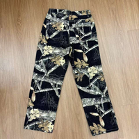 Pantalon en jean camouflage de haute qualité, imprimé feuilles d'arbre, coupe droite décontractée, pantalon pour homme, jeans personnalisés