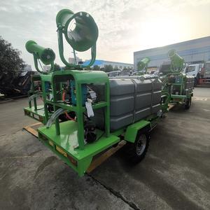 Vélo électrique à 3 roues Mini réservoir d'eau à trois roues canon à brouillard véhicule arroseur petit tricycle pour la poussière de route automne verdure - Product Image 5