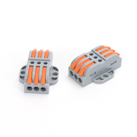 Connecteurs à levier Boerda 3P 28-12 AWG en cuivre, avec boîtier PC, 32A 250V, pour câbles électriques et raccordements de fils