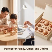 Casse-tête en bois 6 pièces 3D, casse-tête traditionnel chinois Luban Kongming Lock, jouet éducatif STEM, cadeau Montessori