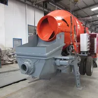Pompe à béton diesel Euro 5 MINLE JBT40 40m3/h, bétonnière mobile avec pompe Kawasaki et PLC Siemens