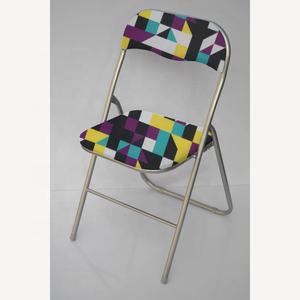 Table de jardin pliable en forme de <span class=keywords><strong>papillon</strong></span> pour yoga et maquillage, avec plateau en cuivre pour banquets 	 Chaise pliante inclinable en métal - Product Image 2