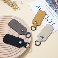 Soporte de accesorios digitales Funda de cuero genuino para unidad flash USB Llavero Funda protectora U Disco Organizador Bolsa