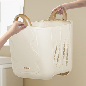 <span class=keywords><strong>Panier</strong></span> à linge pliable en plastique, <span class=keywords><strong>panier</strong></span> moderne de grande taille pliable pour la maison, simplicité, <span class=keywords><strong>rangement</strong></span> de salle de bain pour les vêtements sales - Product Image 2