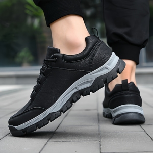 Chaussures de randonnée décontractées pour hommes, de haute qualité, nouvelles, grandes tailles, chaussures de ville, chaussures en cuir pour hommes - Product Image 3