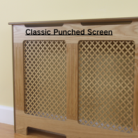 Cache-radiateur en MDF plaqué chêne |   Meuble de radiateur de salon au design moderne |   Meubles de maison amovibles, best-seller