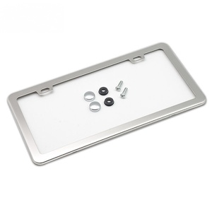 Marco de Matrícula de Acero Inoxidable Estándar Estadounidense en Oferta, Marco para Placa de Matrícula de Automóvil de 31*16 cm - Product Image 2