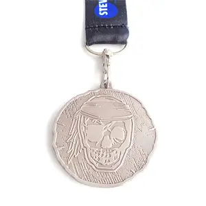 Custom Blank Medals 3D Award Medallions Fight Sports Competition Gold Silver Bronze Boxing Medal With Ribbon