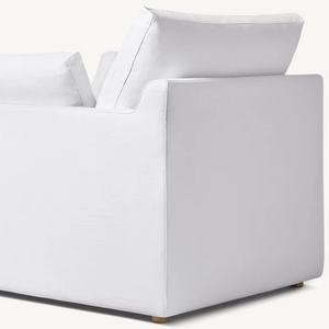 Fauteuils élégants blancs de meubles de salon confortables solides d'intérieur atmosphérique haut de gamme - Product Image 4