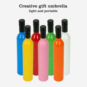 Parapluie léger promotionnel de haute qualité en gros à prix abordable avec logo personnalisé et porte-bouteille - Product Image 4