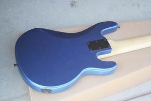 <span class=keywords><strong>Basse</strong></span> électrique bleue métallique à <span class=keywords><strong>6</strong></span> <span class=keywords><strong>cordes</strong></span> pour <span class=keywords><strong>gaucher</strong></span> avec touche en érable - Product Image 4