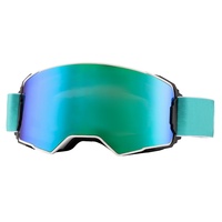 Gafas Protectoras Deportivas para Exteriores con Marco de TPU y Lentes de PC para Resistencia al Viento, Protección UV, Gafas Unisex para Motociclistas