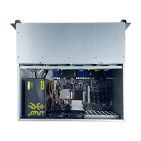Penjualan terlaris 19 inci 4U Server rak kasus panas Swappable Nas Chassis ATX gaya dengan kipas untuk peralatan jaringan dan PC lemari Menara