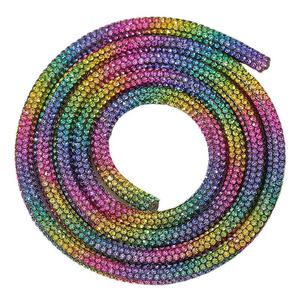 Tubo in gomma per trapano ad acqua Daixi, tubo rotondo completo, cinghia a corda, catena in vetro colorato da 6 mm - Product Image 5