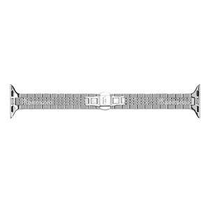 Correa Delgada de Acero Inoxidable de Lujo con Hebilla Transpirable para Reloj Inteligente Apple Watch, Tamaño 20 mm - Product Image 2