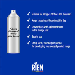 Top manufacturer <b>Shoes</b> <b>Deodorant</b> Spray made for All <b>Shoe</b> Types Eliminates Odours Instantly customizable spray with your Label - Product Image 3