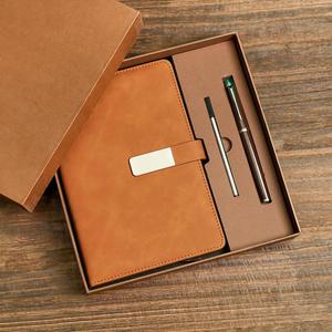 Tùy Chỉnh A5 Da Tạp Chí Nhật Ký Máy Tính Xách Tay Thiết Lập Sang Trọng Văn Phòng Kinh Doanh Khuyến Mại Quà Tặng Công Ty Mặt Hàng Với Bút Bán Buôn Máy Tính Xách Tay - Product Image 3