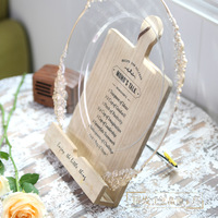 Assiettes de présentation empilables en plastique transparent à motif vintage, élégantes pour la mise en table des hôtels et restaurants