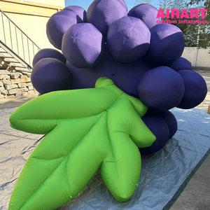 Modello Gonfiabile Gigante di Uva Viola da 5m <span class=keywords><strong>con</strong></span> Foglie, Prop Fruttato Personalizzato per Festival del Raccolto ed Esposizioni Gastronomiche - Product Image 6