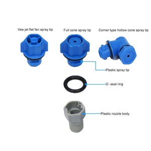 QJJ-QA <span class=keywords><strong>90</strong></span> Độ 1/4 Nhựa PP Phát Hành Nhanh Đầu Hình Nón Rỗng Nước Làm Sạch Vòi Phun - Product Image 4