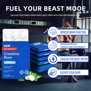 סוכריות קריאטין לגדילת שרירים, חיזוק כוח, תוסף תזונה, יצרן OEM/ODM, ספק בכמויות גדולות - Product Image 5