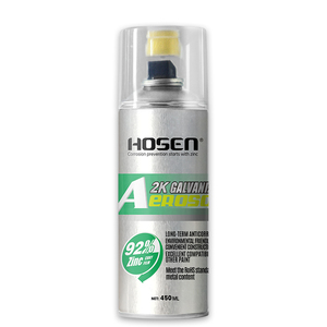 Aerosol Anticorrosivo de Zinc de Doble Componente HOSEN – Protección Contra la Oxidación de Alta Resistencia para Estructuras Metálicas en la Construcción - Product Image 1