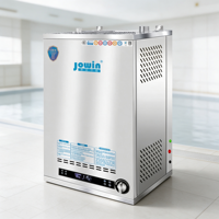 Générateur de vapeur commercial au gaz JOWIN 40KW 230V, personnalisé en acier inoxydable 304 pour les centres de spa, machine à vapeur à faible bruit